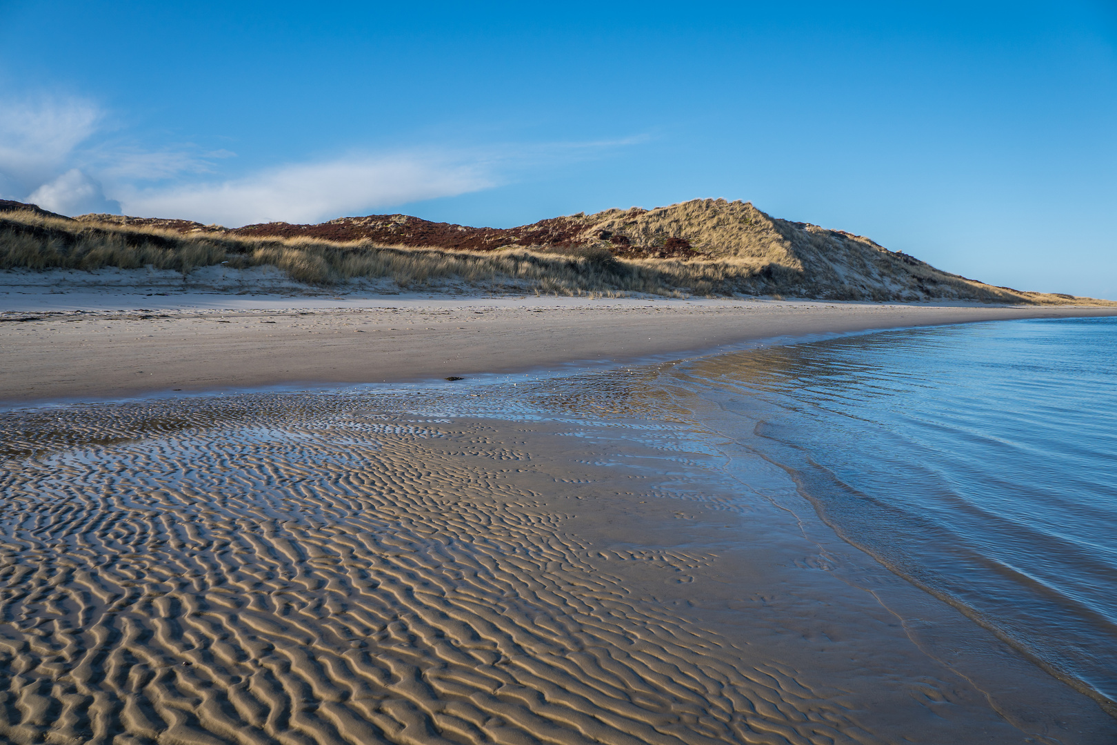 AN DER WATTSEITE VON RANTUM AUF SYLT - FEBRUAR 2017