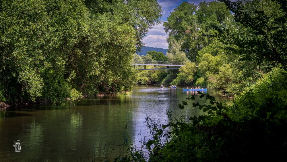 An der Werre in Bad Oeynhausen entlang