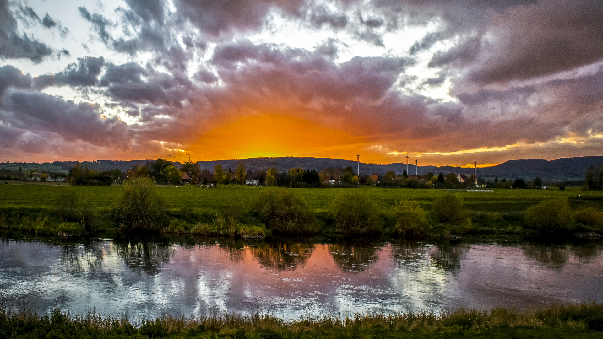 An der Weser bei Fischbeck