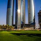 An der West Corniche Road in Abu Dhabi.