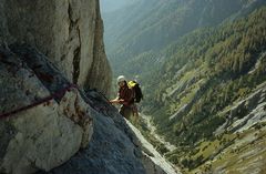 An der Westkante der Schartenspitze.