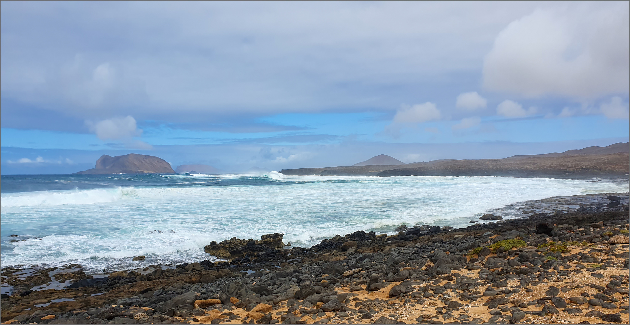 An der Westküste von La Graciosa