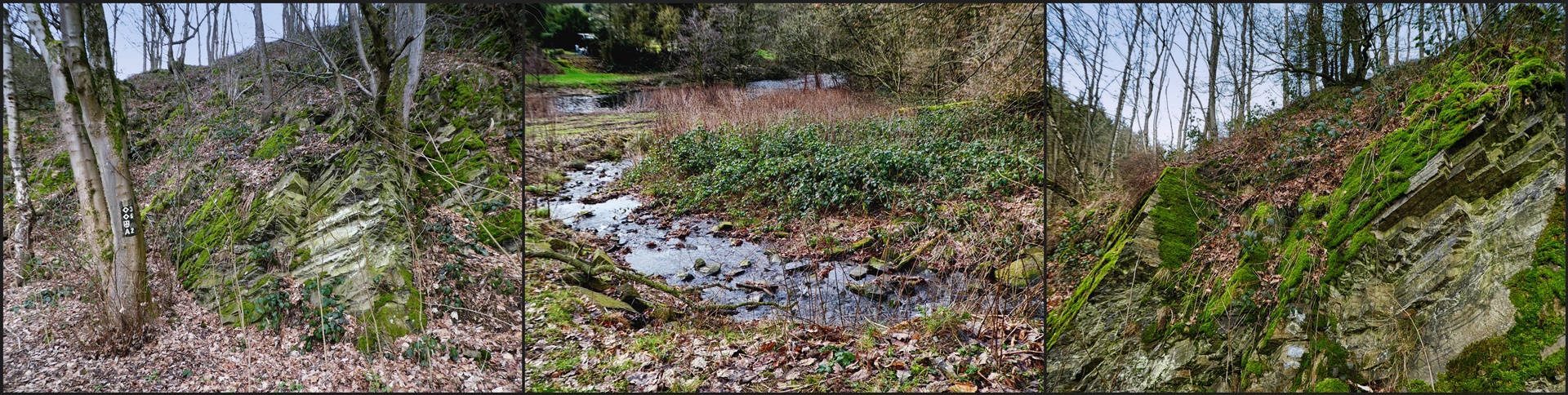 An der Wupper entlang geht es bergauf und bergab