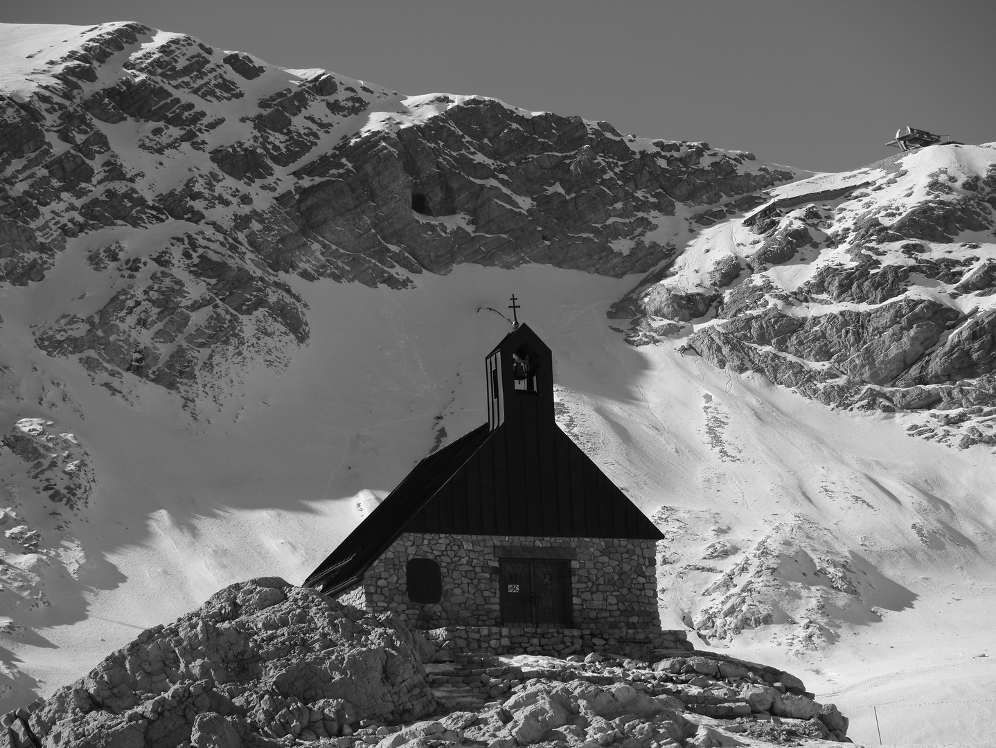 An der Zugspitze ...