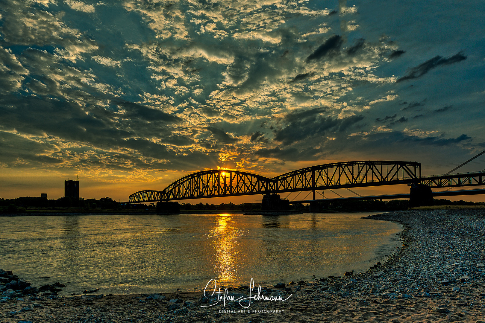 An diesem Abend für kein Zug...Über diese Brücke