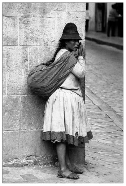 An eine Ecke in Cusco, Peru