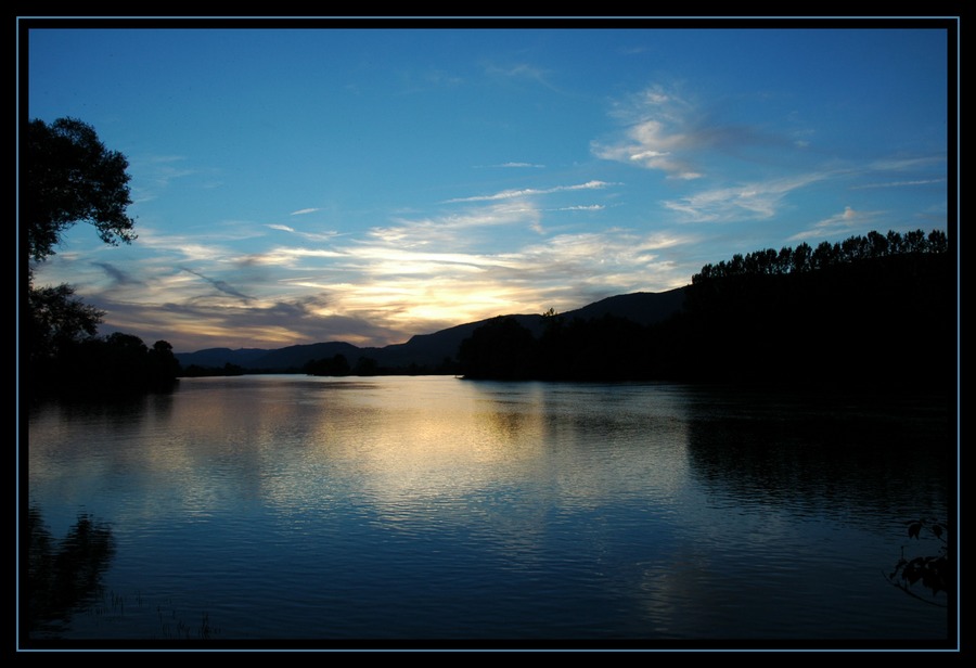 An einem Abend an der Aare..........