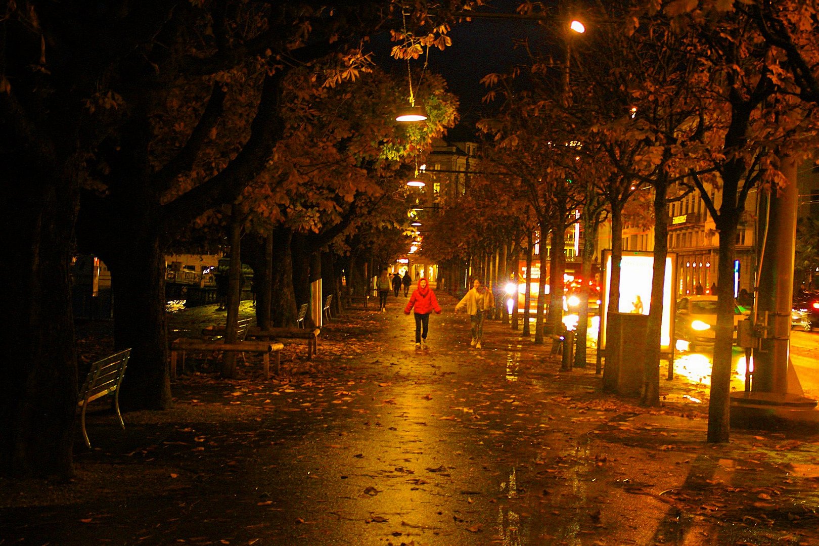 An einem Abend eines schönen Herbsttages in Luzern...