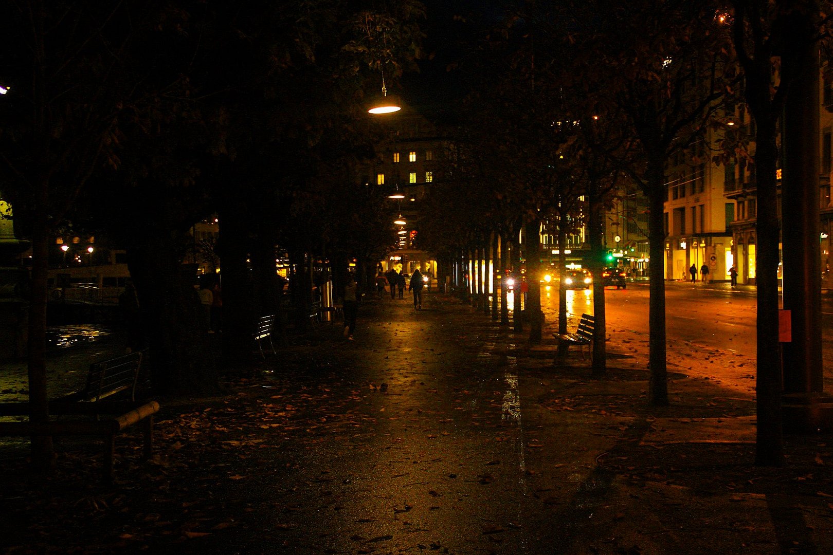 An einem Abend eines schönen Herbsttages in Luzern...