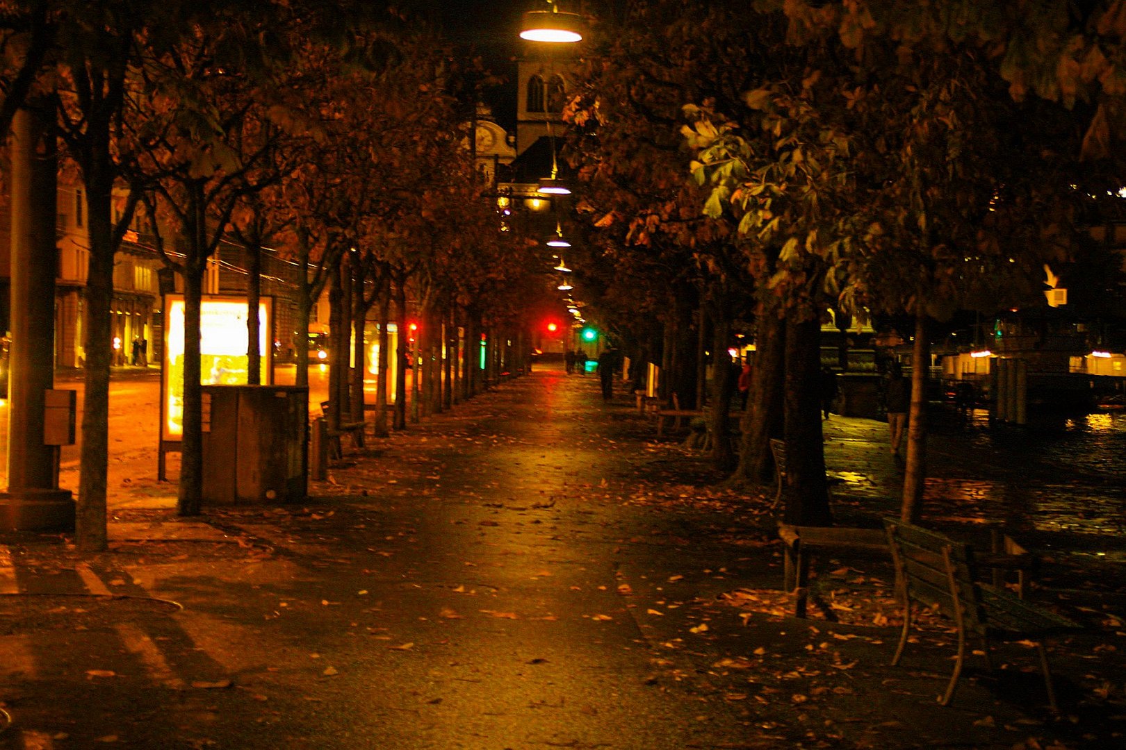 An einem Abend eines schönen Herbsttages in Luzern...