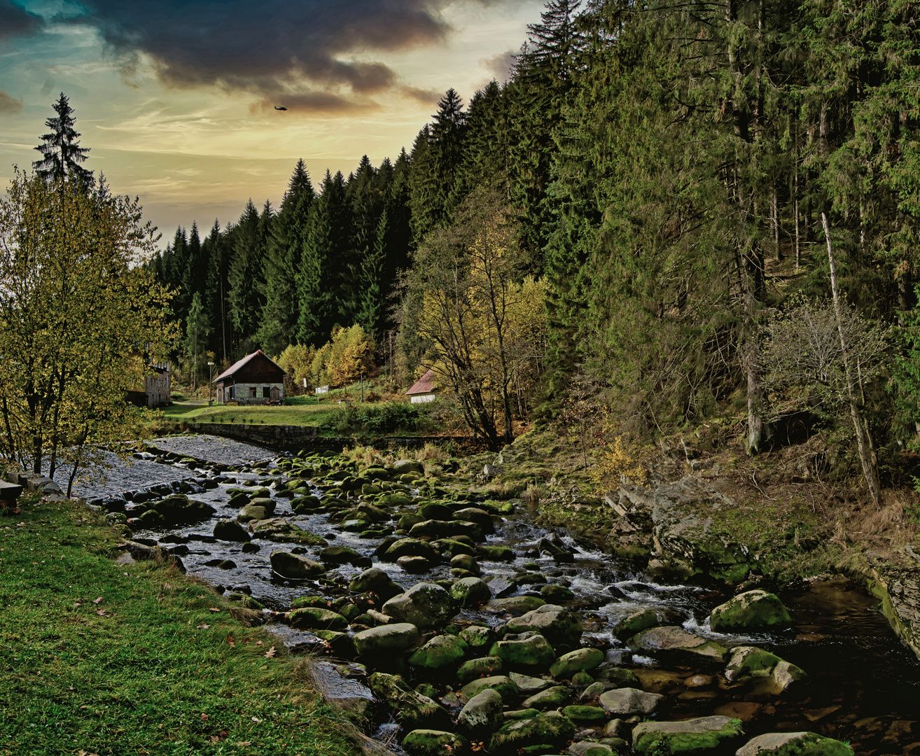 An einem Böhmerwald Bach