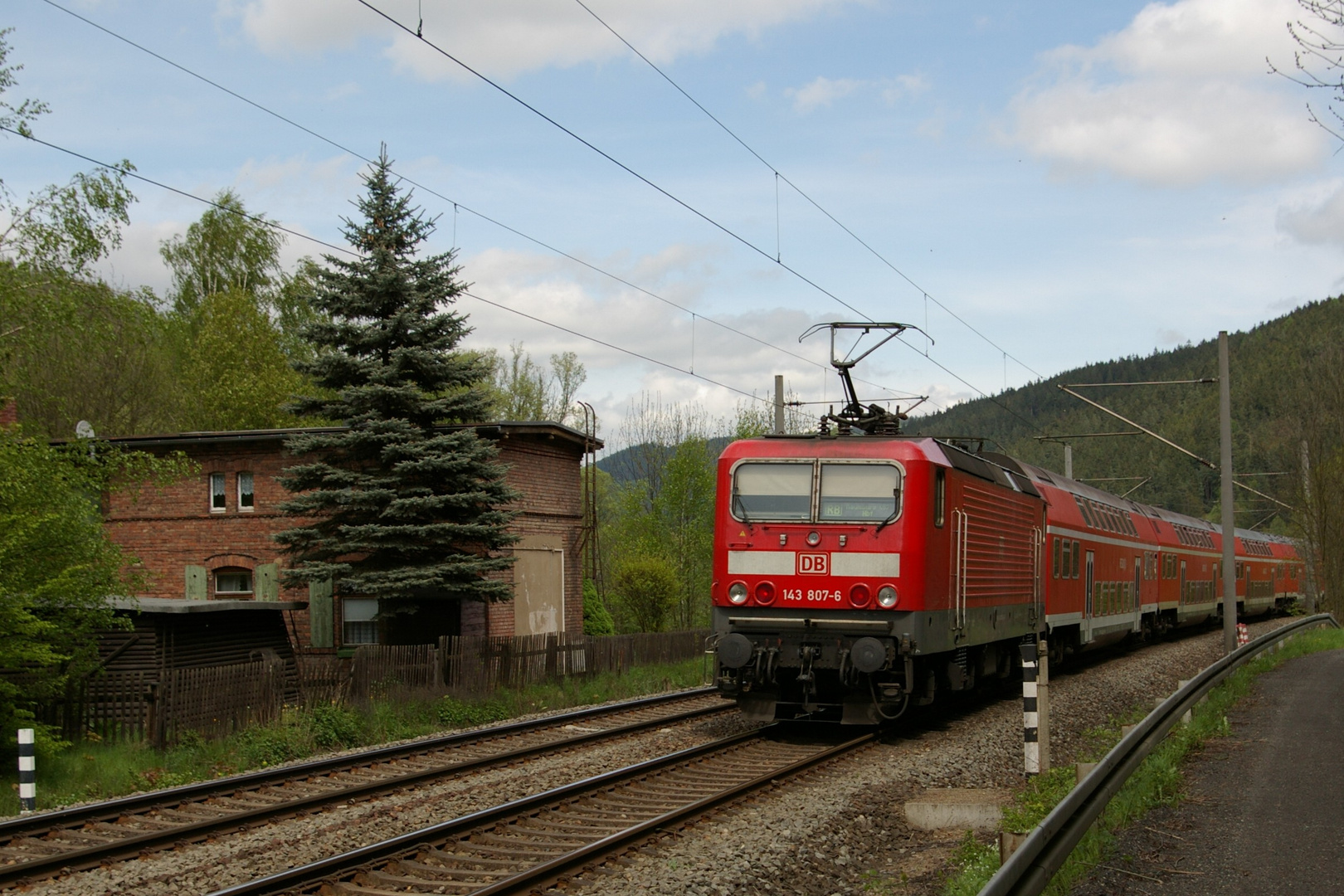 An einem ehemaligen Wärterhaus