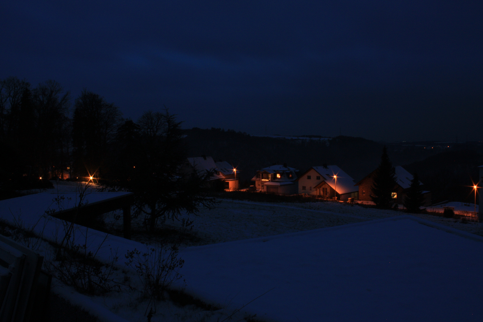 An einem einsamen kalten Morgen