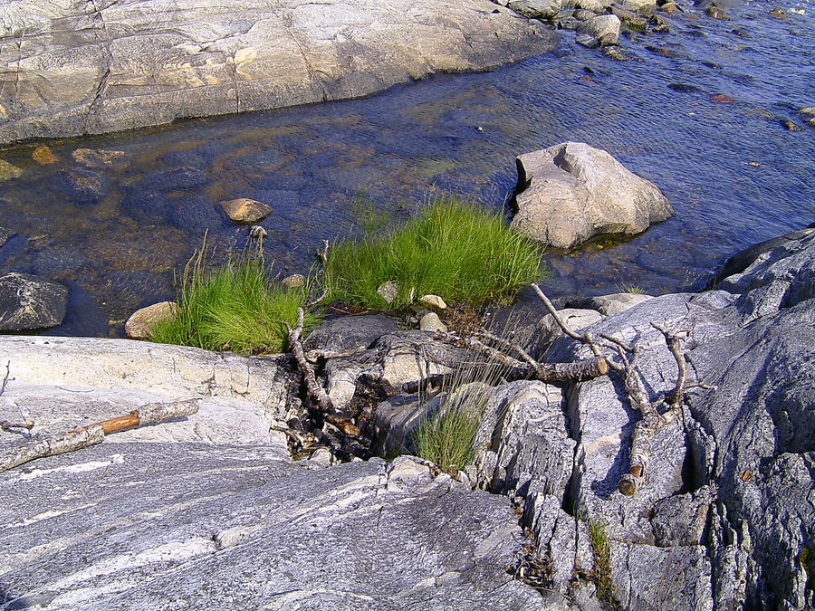 An einem Fjord.