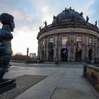 an einem frühen Morgen am Bodemuseum             