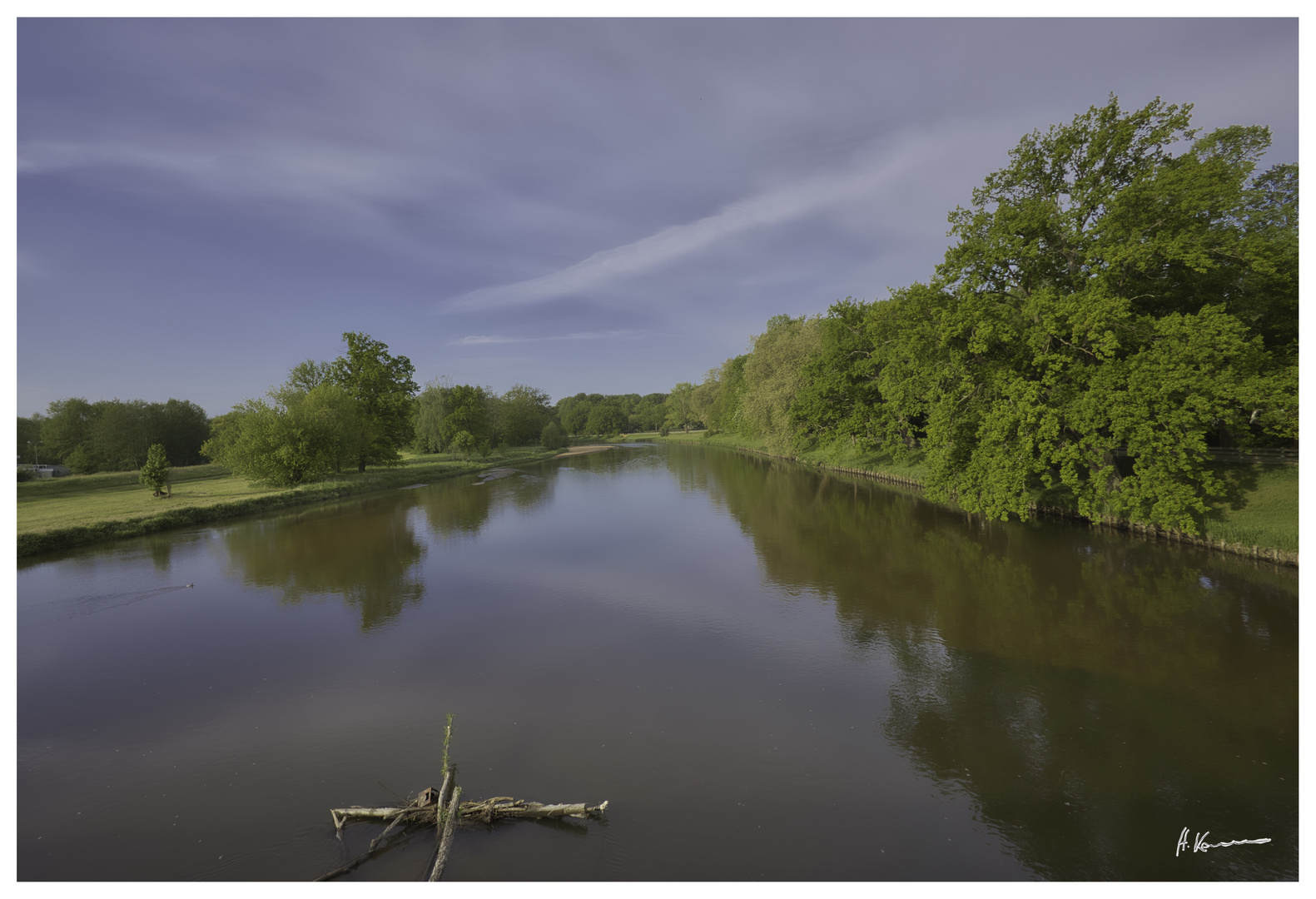 An einem frühen Morgen in Bad Muskau