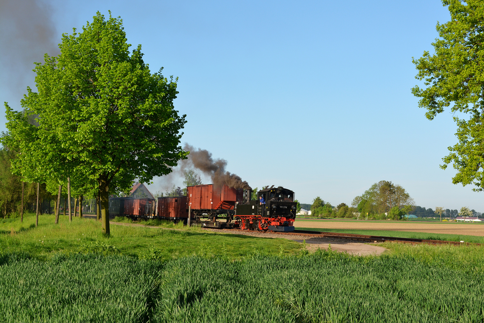 An einem Frühlingsmorgen in Naundorf