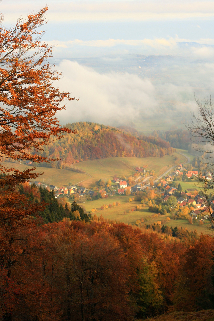 An einem Herbsttag von der kleinen Lausche.....