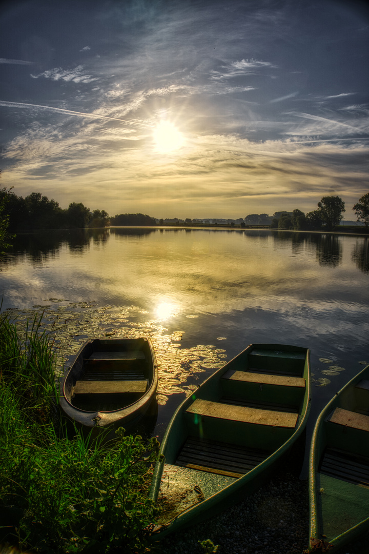 An einem herrlichen Morgen.