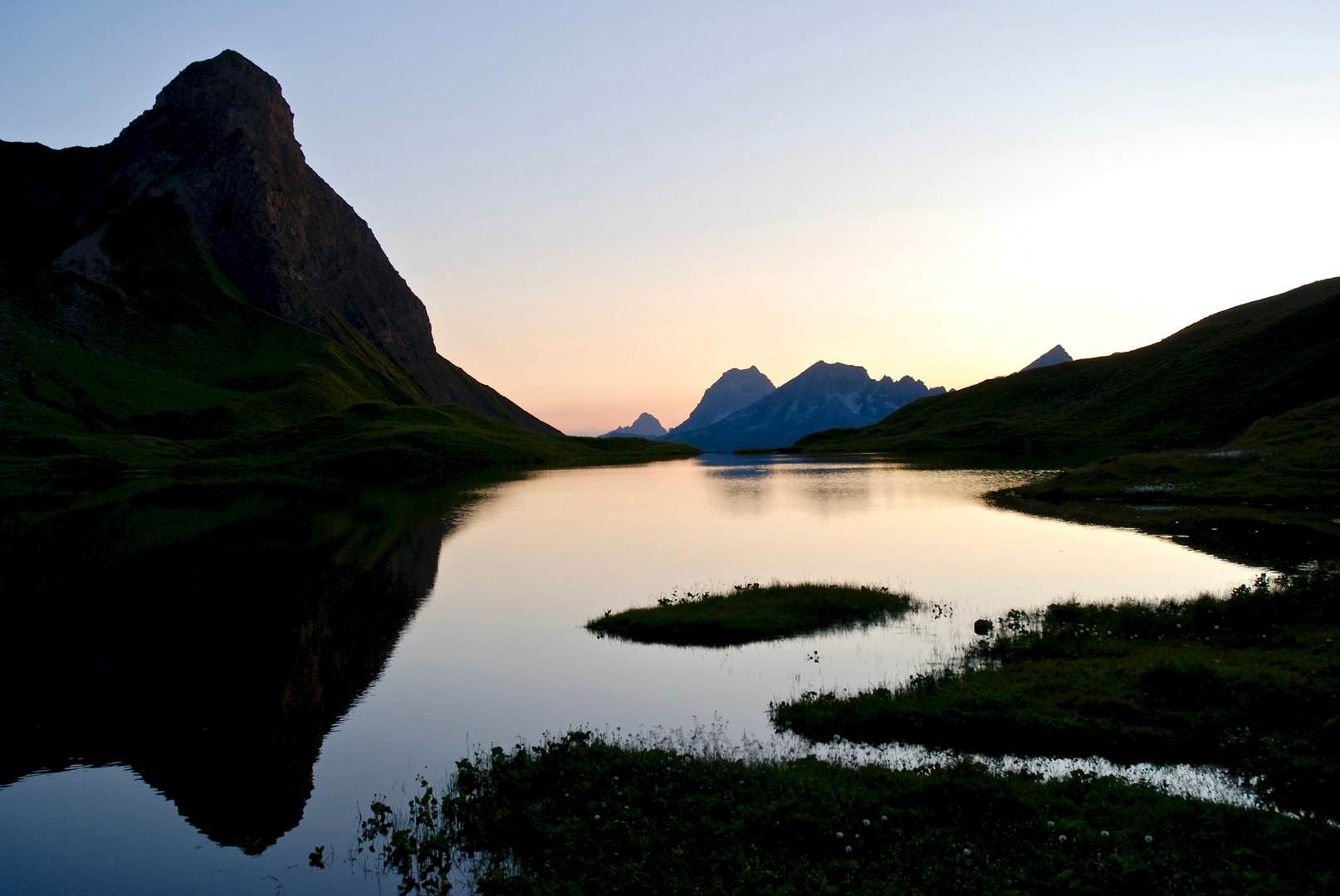 An einem Juliabend am großen Rappensee