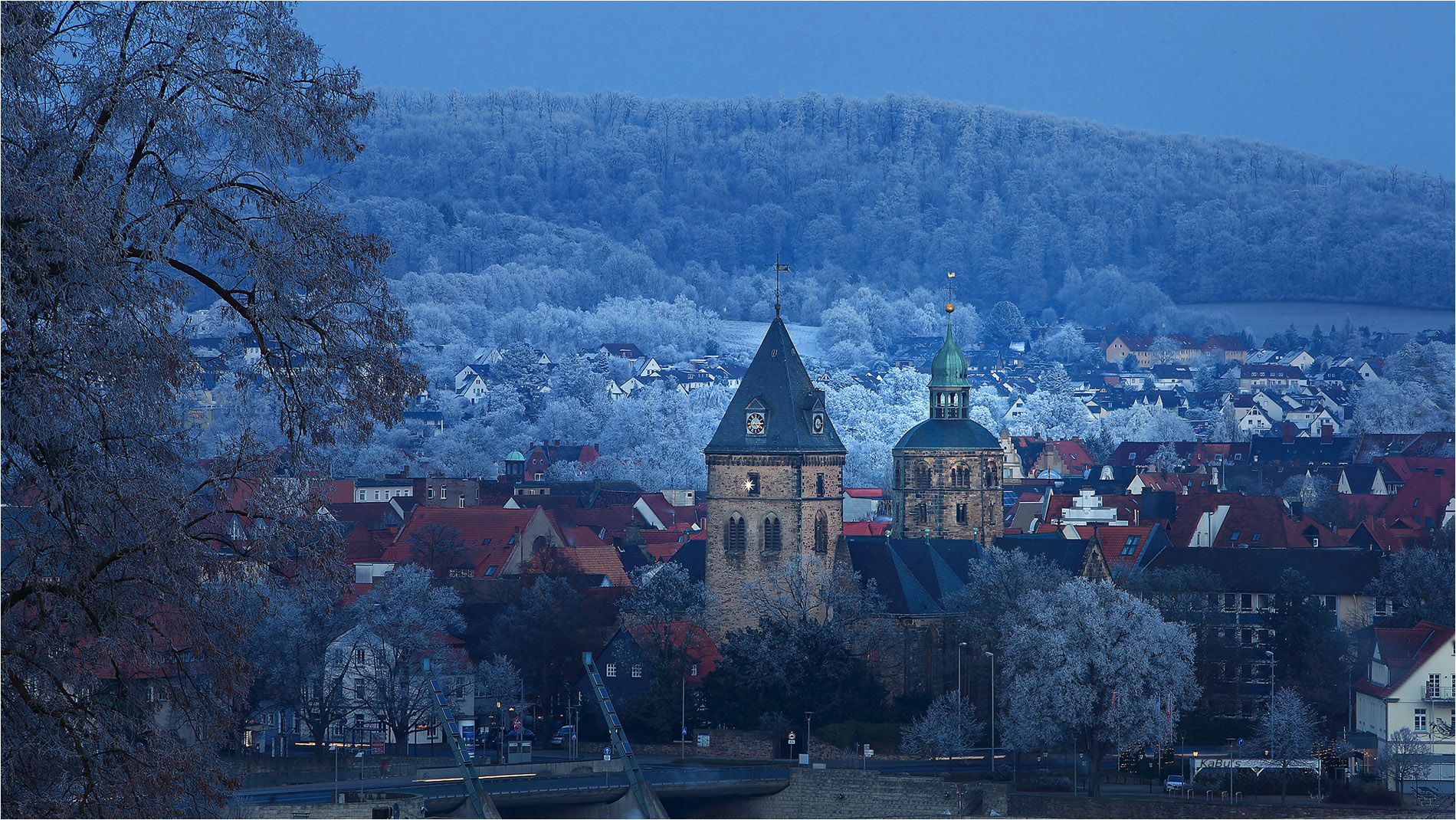 An einem kalten Weihnachtsabend