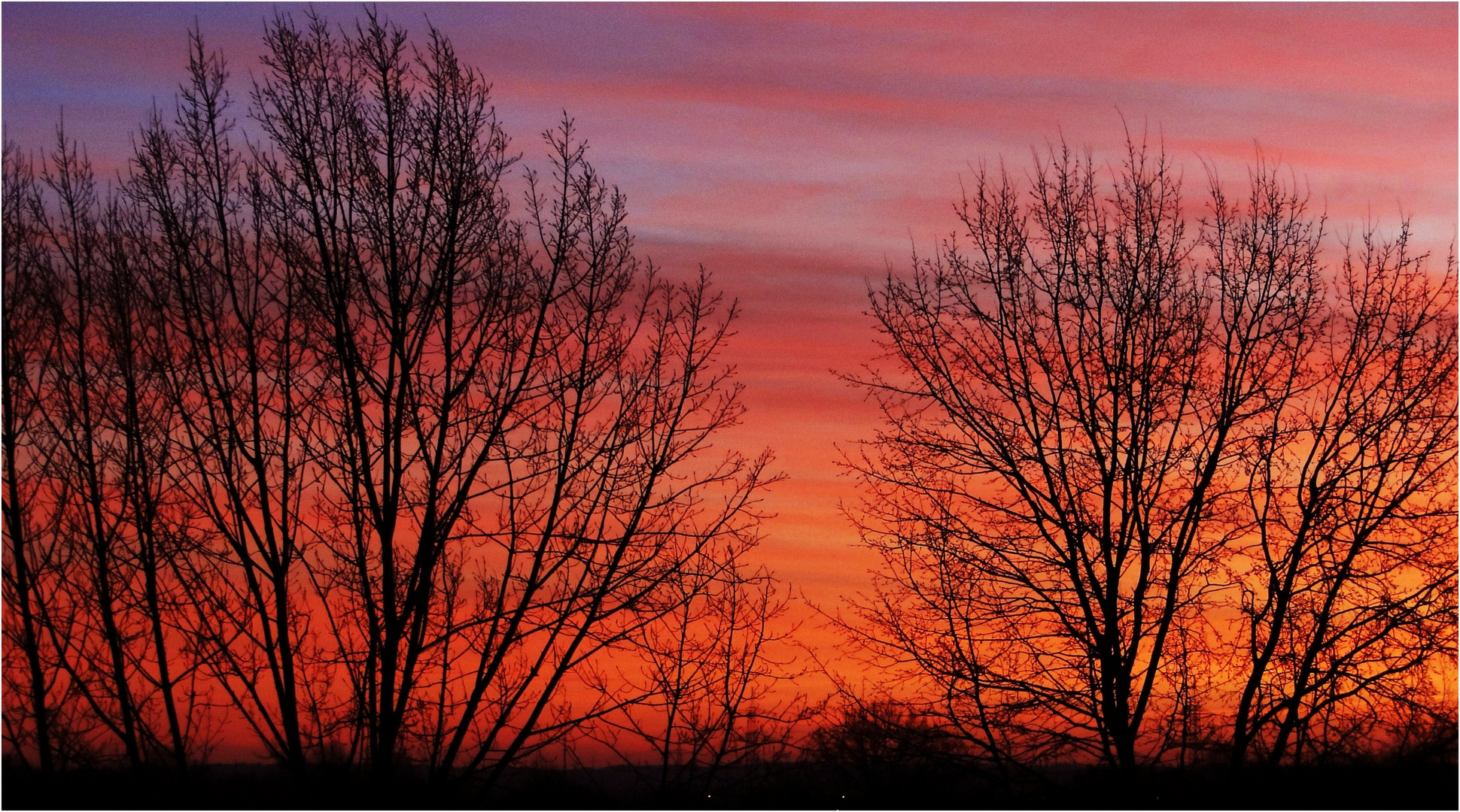 An einem kalten Wintermorgen