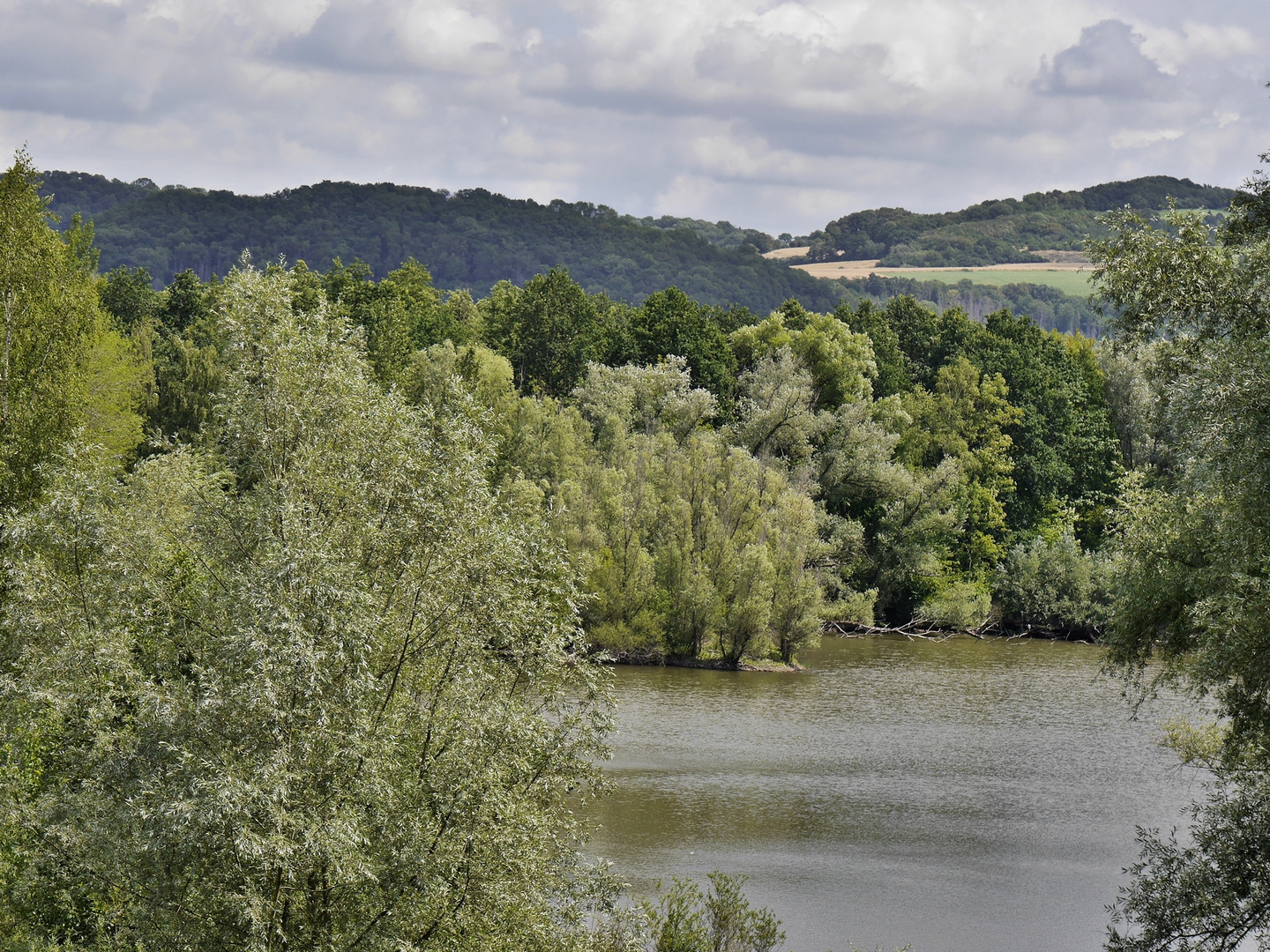 An einem Kiessee im Solling