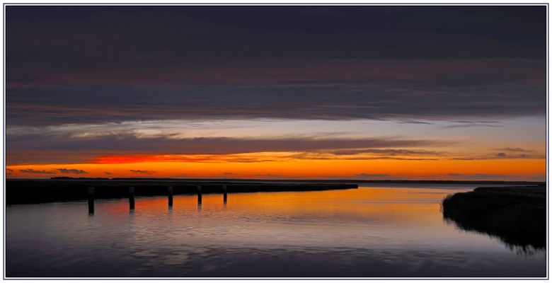 An einem Novemberabend am Bodden