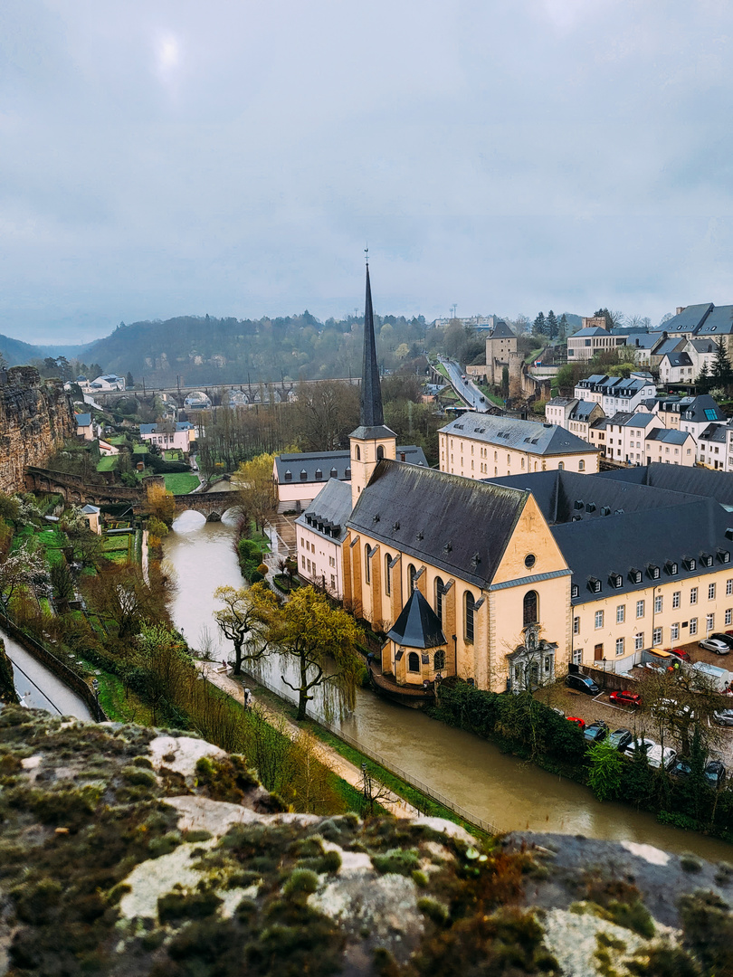 an einem regnerischen Tag in Luxemburg