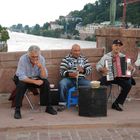 ... an einem Samstag in Heidelberg auf der "alten Brücke"....