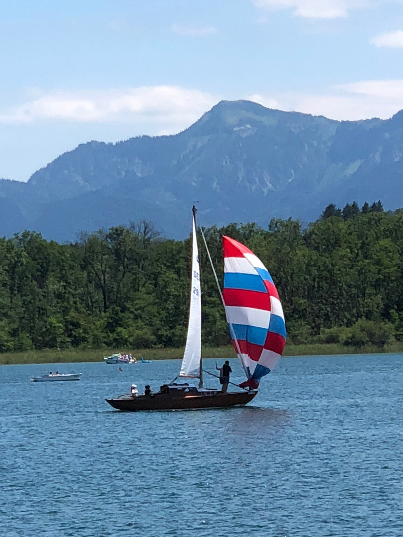 An einem schönen Sommertag am Chiemsee..