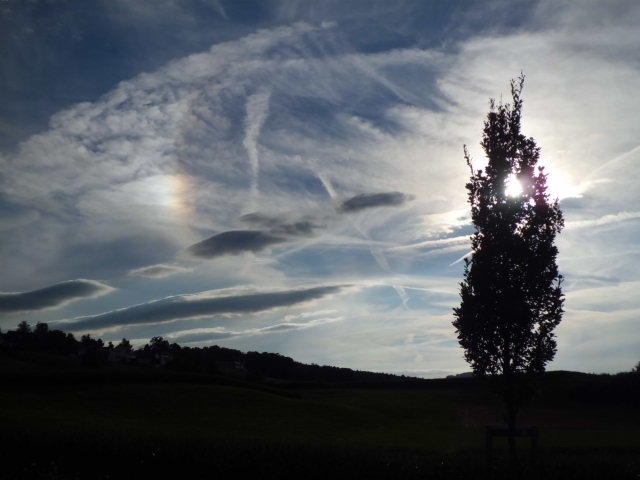 An einem schönen Spätsommerabend.