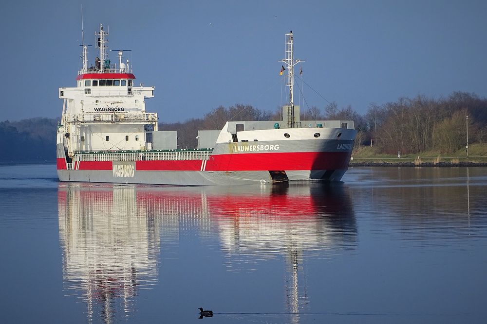 an einem schönen Tag am Kanal 