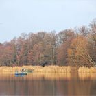 an einem See in Brandenburg