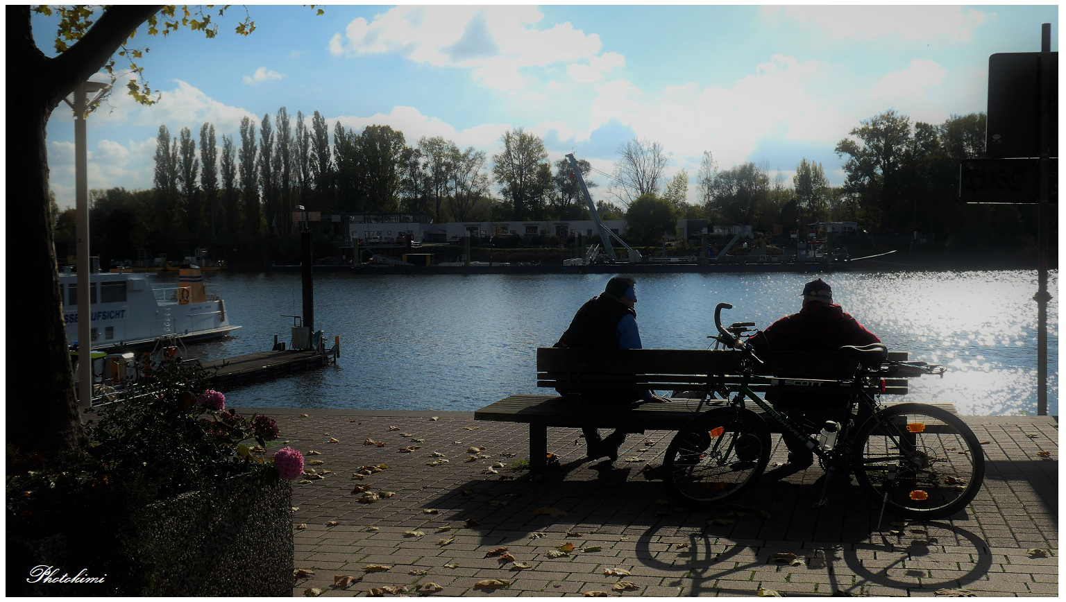 An einem sonnigen Herbsttag