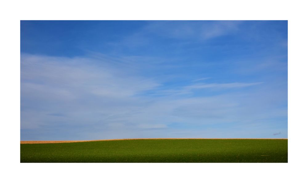 An einem sonnigen Tag im Februar