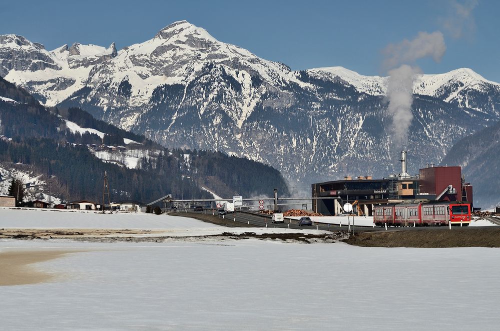 An einem sonnigen Tag im Zillertal