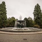 An einem Tag mit Nieselregen