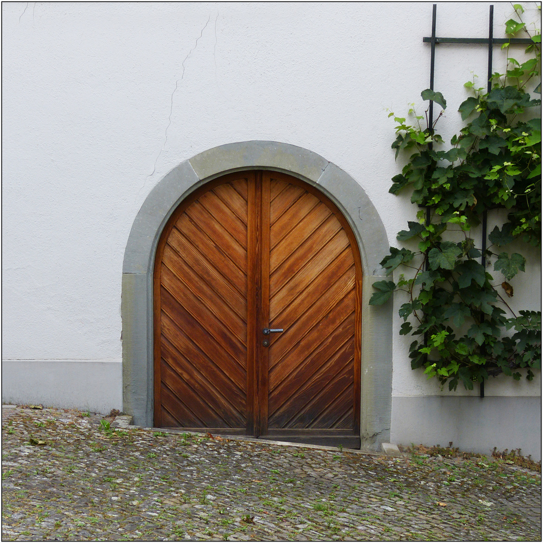 an einem Weinbauernhaus