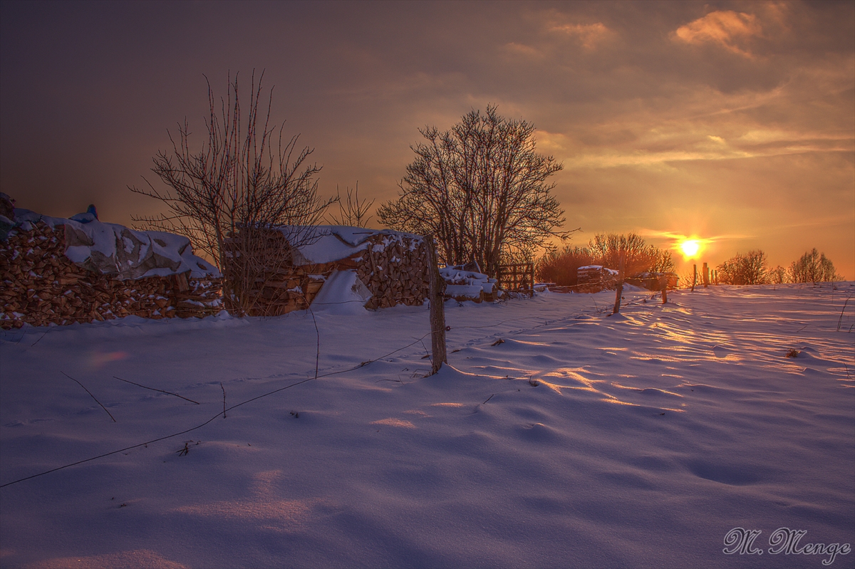 An einem Winterabend