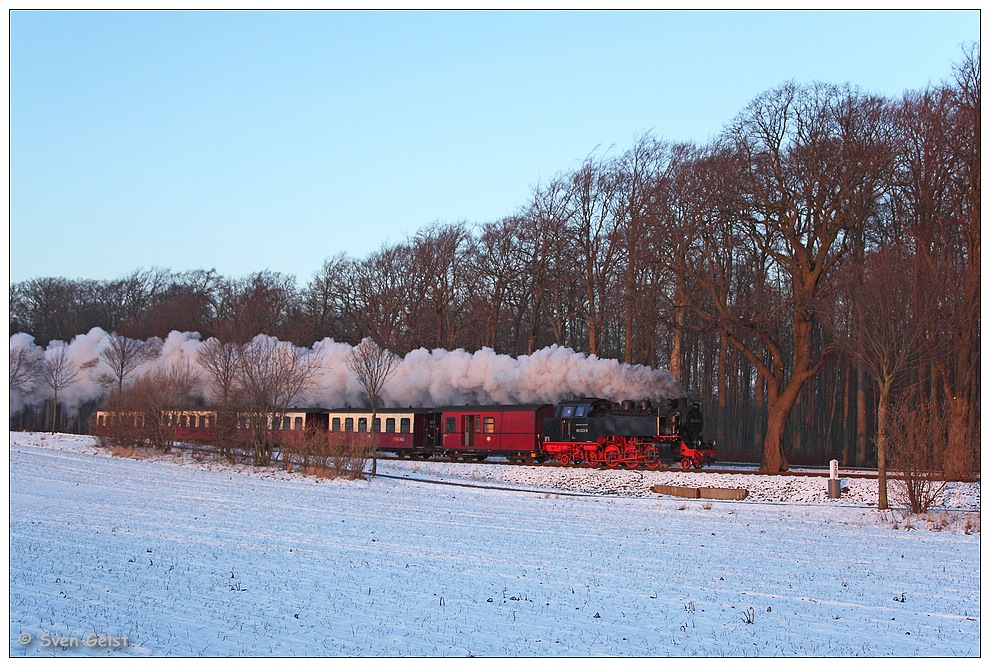 An einem Winterabend hinter Heiligendamm