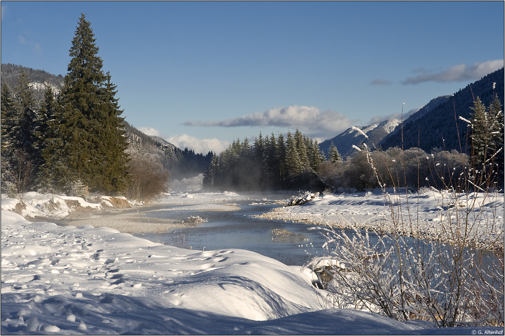 an einem Wintertag im Karwendel