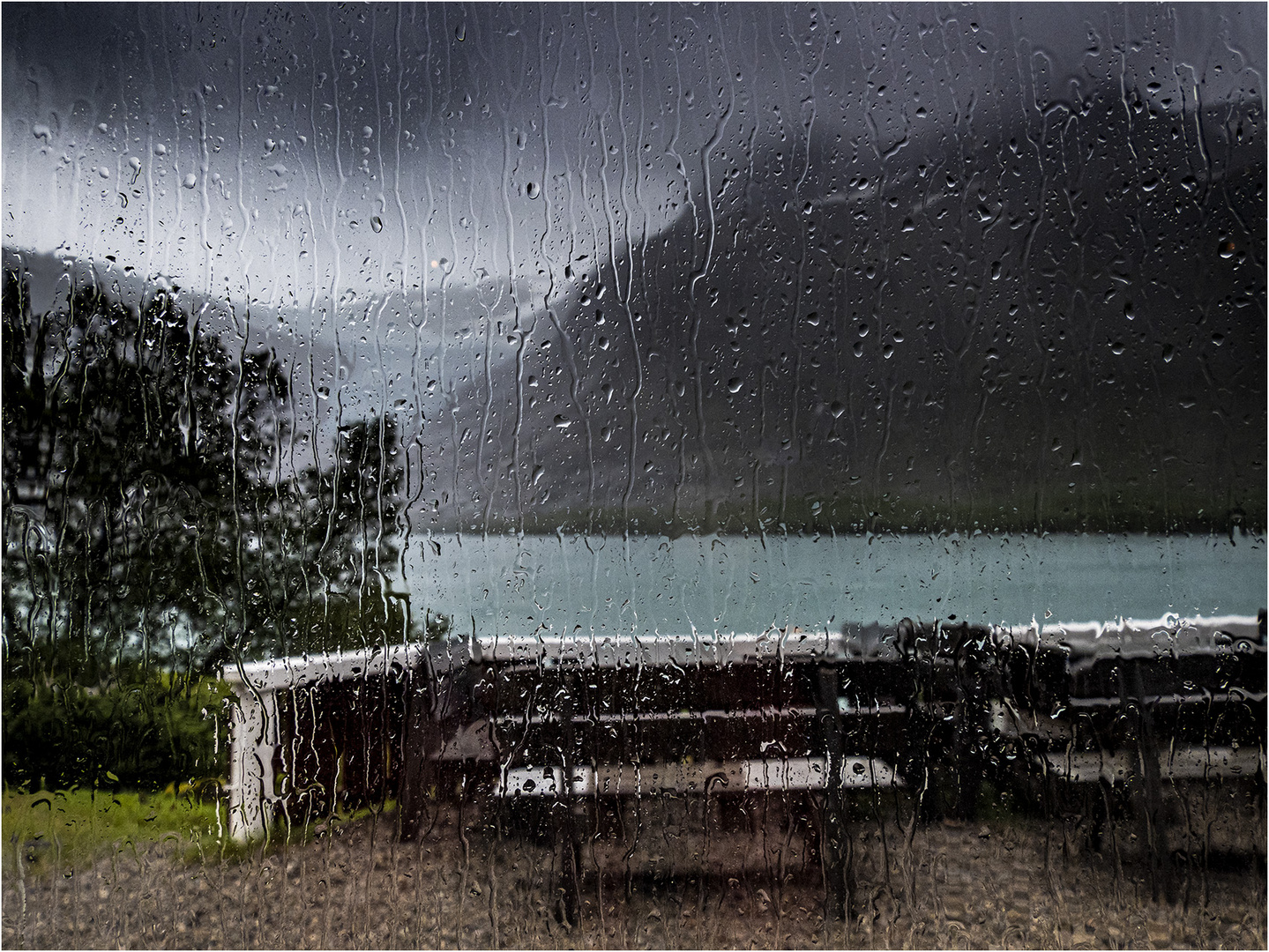 An einem wunderschönen Regentag im August.....