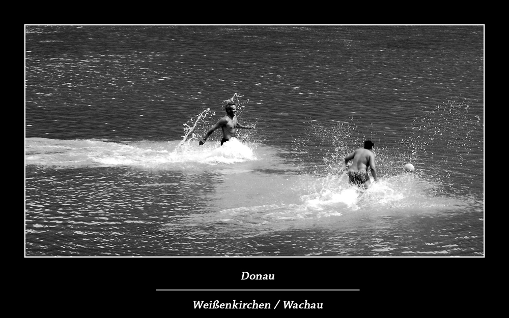 An einer Sandbucht am Donaustrom