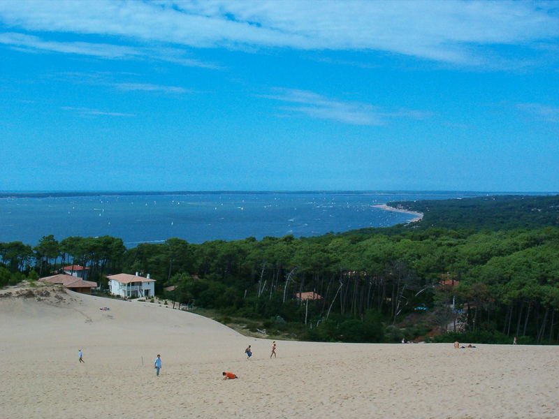 An einer Sanddüne in Frankreich.....