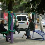 An einer Strassenecke in Chengdu