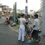 An einer Straßenecke in Hefei