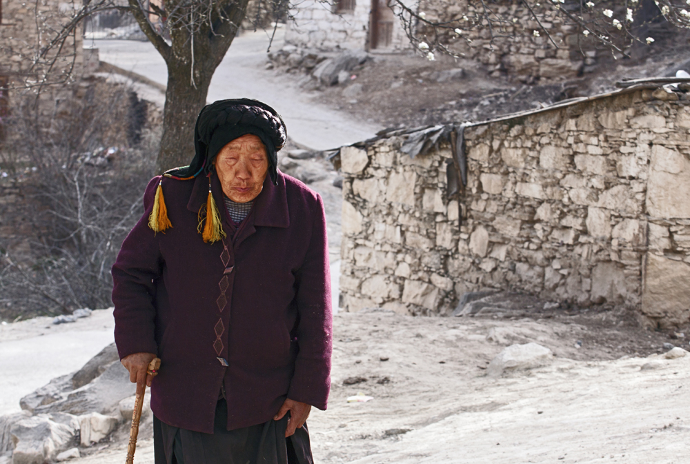 An Elderly Tibetan