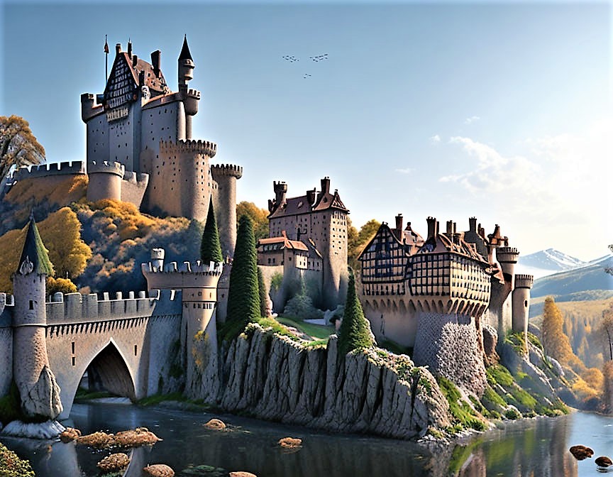 An enchanted castle...