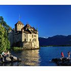 An evening at Château de Chillon